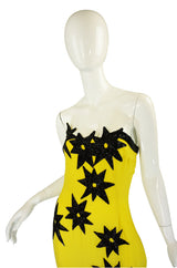 1980s Fabrice Couture Beaded Star Gown