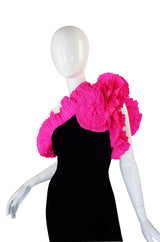 1980s Couture Nina Ricci Velvet Dress