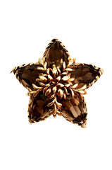 TIFFANY & CO. 18K Gold Topaz Brooch