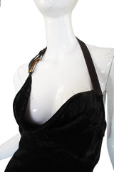 1990s Galliano for Christian Dior Velvet Gown