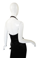 1990s Galliano for Christian Dior Velvet Gown