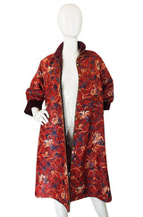 Documented 1993 Yves Saint Laurent Silk Coat