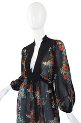 1970 Celia Birtwell Print Ossie Clark Dress