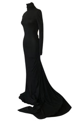 S/S 2001 Jean Louis Scherrer Haute Couture Backless Jewelled Runway Dress