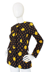 1970s Givenchy Felt Applique Jacket