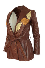 c.1973 East West Musical Instruments Co. 'Del Rose' Leather Jacket
