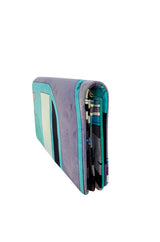 1970s Emilio Pucci Large Convertible Velvet Print Clutch Bag