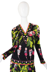 1960s Silk Jersey Emilio Pucci Skirt & Top Set