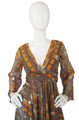1967 Handkerchief Hem Bill Blass Gown