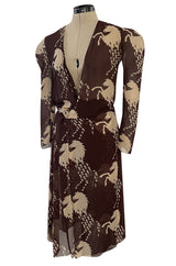 Iconic & Rare Spring 2001 Chloe by Stella McCartney Look 11 Runway Horse Print Dress