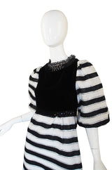 1960s Space Age Jean Varon Maxi Dress