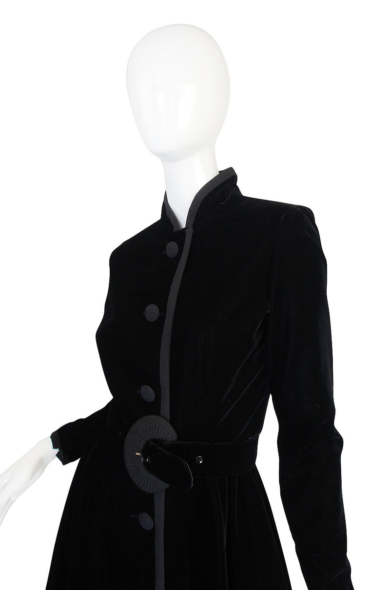 Nan Kempner's 1980s Givenchy Couture Velvet Dress