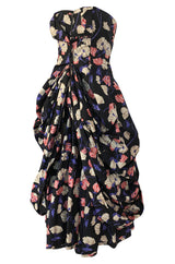 Iconic Resort 2008 Prada Runway & Ad Campaign Silk Floral Couture Dress