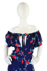 1970s Silk Celia Birtwell Print Ossie Clark