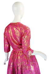 1960s Pink & Gold Brocade Larry Aldrich