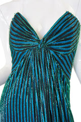 1970s Beaded Bob Mackie Gown