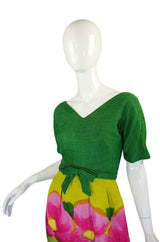 Rare 1959 Philip Hulitar Floral Gown