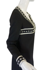 1960s Silver Bead Space Age Mod Dress