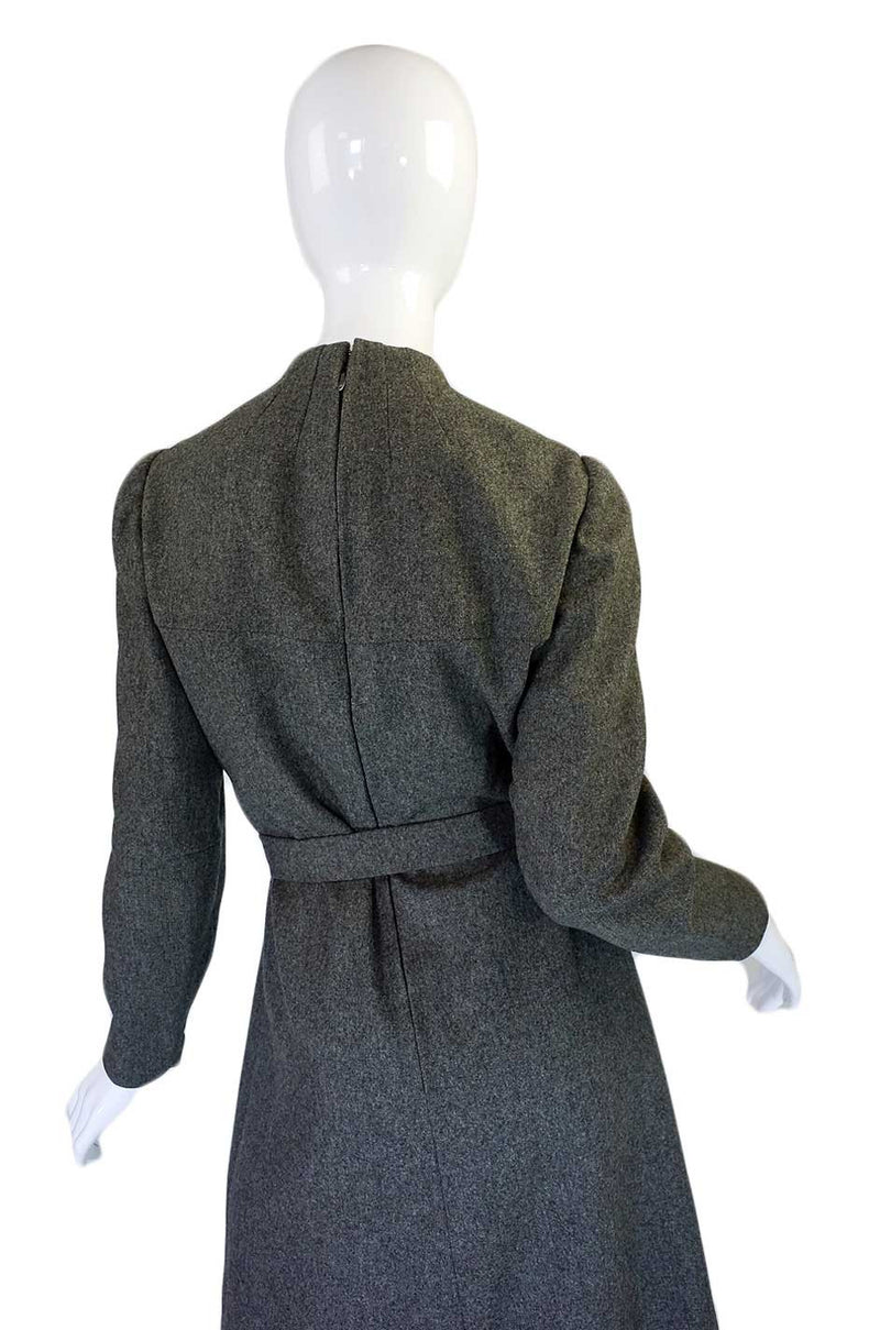 1960s Pom Pom Tassle Dior Wool Dress