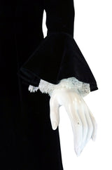 1960s Pierre Balmain Lace Cuffed Dress