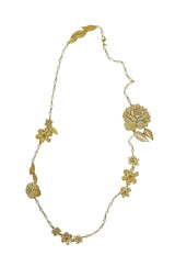 2008A Chanel Pearl & Rose Necklace