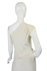1980s Valentino One Shoulder Dress