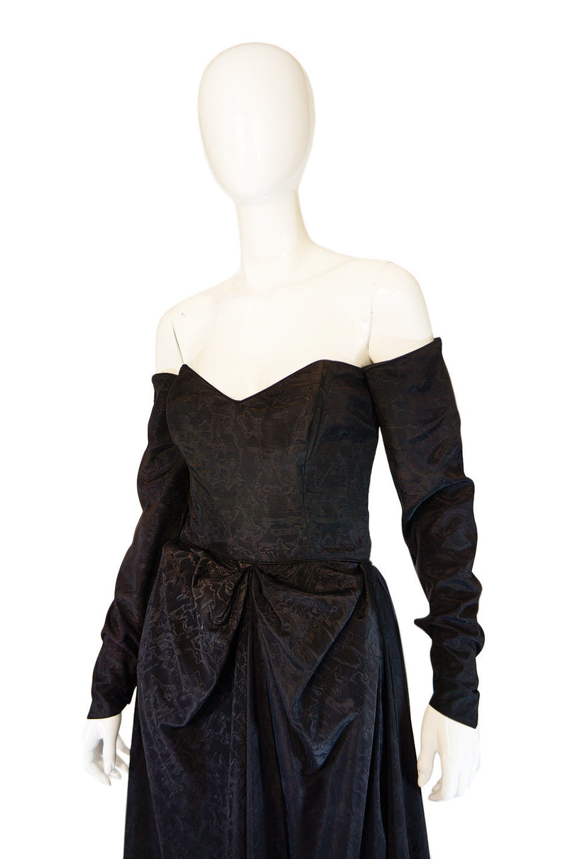 1950s Early Ceil Chapman Bustle Gown
