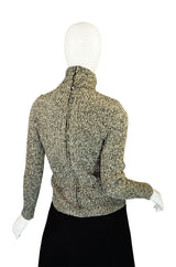 Rare 1960s Jean Patou Knit & Wool Dress