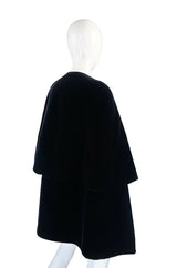 1967 Couture Christian Dior Velvet Cape