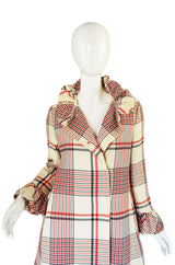 1960s Oscar De La Renta Ruffled Coat
