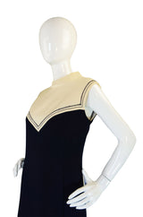 Early 1980s Stitch Detail Courreges Dress