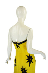 1980s Fabrice Couture Beaded Star Gown