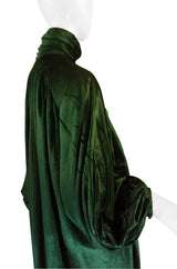 1970s Jean Varon Green Dress or Coat