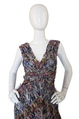 Recent Missoni Multi Color Knit Gown