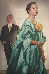 1954 Christian Dior Couture Silk Coat