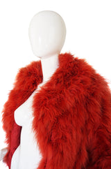 1970s Miss Dior Rare Feather Coat