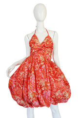 Rare c1958-1960 Norman Norell Silk Taffeta "Bubble" Dress