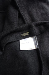 1990s Chanel Black Cashmere Shell Top