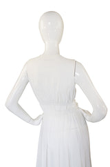 1970s White John Kloss Goddess Gown