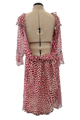 Light as Air Spring 2004 Yves Saint Laurent by Tom Ford Silk Chiffon Lip Dress