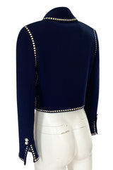 Spring 1992 Chanel Runway Lookbook Ad Campaign Patent Ribbon Jacket