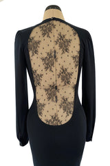 Runway Fall 2005 Alexander McQueen 'The Man Who Knew Too Much' Full Lace Back Dress