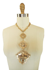 Fall 2007 Chanel Byzantine Cross Gripoix Pendant Necklace