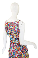 Spring 1996 Todd Oldham Runway Check Dress