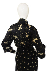 1980s Handpainted Ungaro Top & Skirt