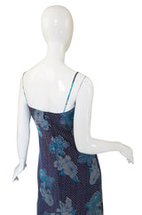 1970s Pierre Balmain Silk Voile Print Dress