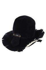 1970s Fringed Yves Saint Laurent Hat