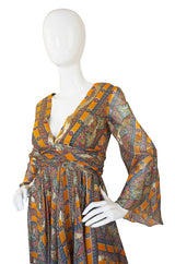 1967 Handkerchief Hem Bill Blass Gown