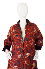 Documented 1993 Yves Saint Laurent Silk Coat