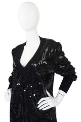 1980s Dominic Rompollo Sequin Dress